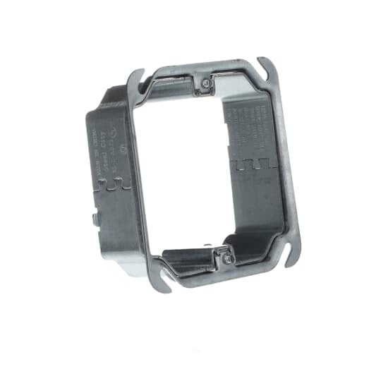 Two Gang Adjustable Mud Ring, Adjusts from 1/2 Inch to 1-1/2