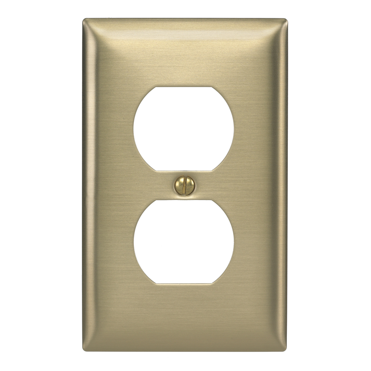 Twist-Lock Devices, Wallplates, 1-Gang, Accessories for 15A2 and 3 Wire Devices .04" (1.0), horizontal brushed finish
