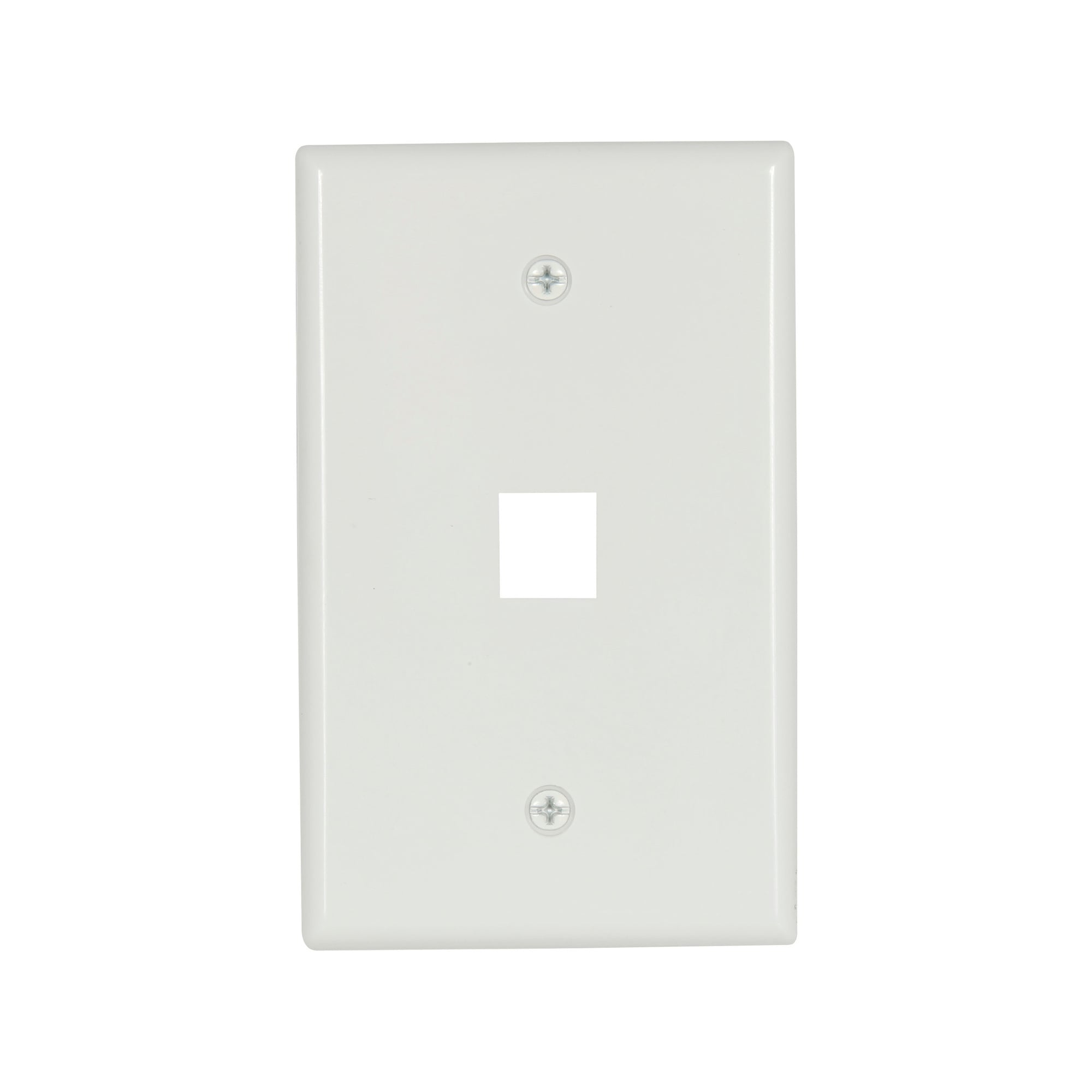 Eaton Modular wallplate, 1 Port Modular, MidSize, WH