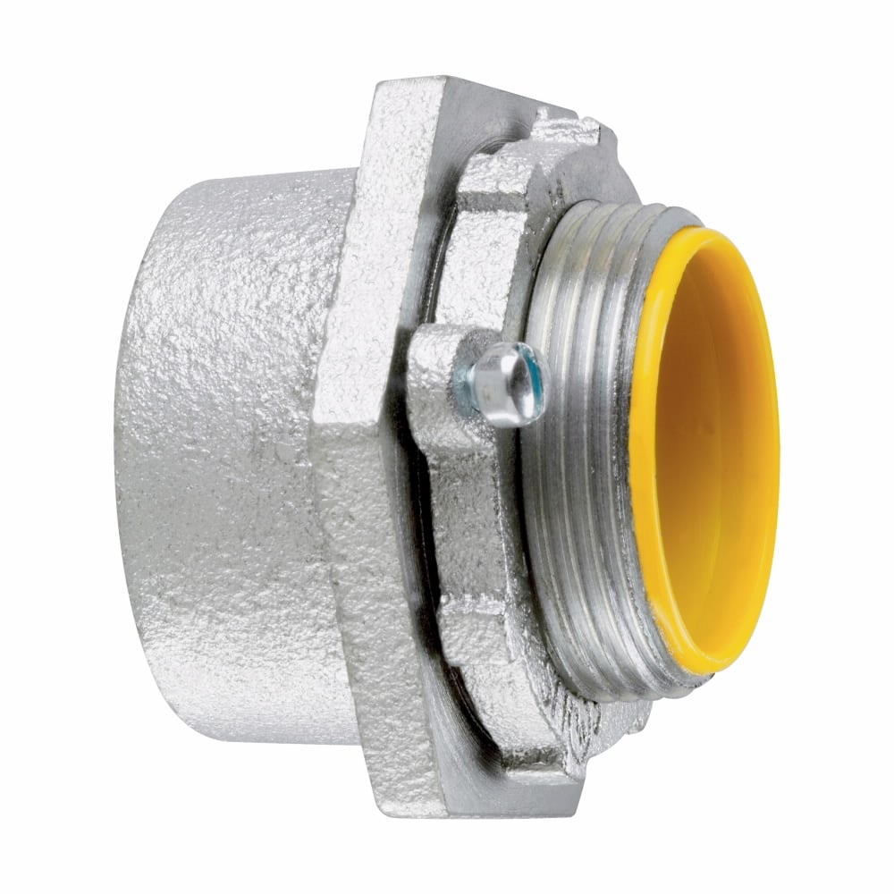 Eaton Crouse-Hinds series MHUB conduit hub, Malleable iron, 1-1/4"