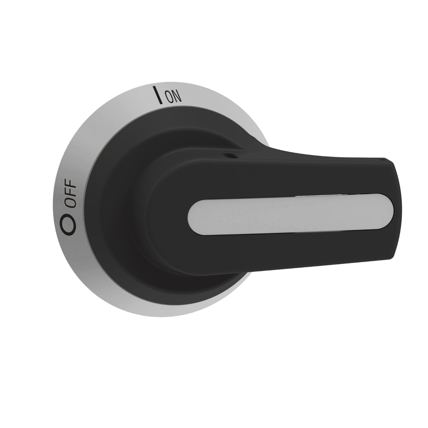 Disconnect switch, TeSys VLS, pistol grip handle, 70 mm diameter, screw mounting, black handle, 7 mm shaft, defeatable