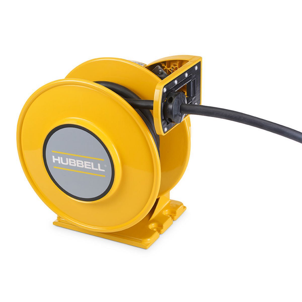 Yellow Weatherproof Reel, UL Type 4, 40 Ft, #10/3 SOW, 30 A, 600 VAC