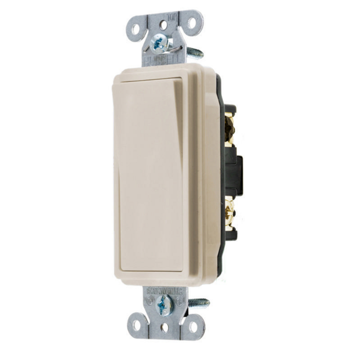 DS320LA Decorator 3-Way General Purpose Standard Rocker Switch, 120 to 277 V AC, 20 A, 5540 W Power Rating, 2 Position Contact