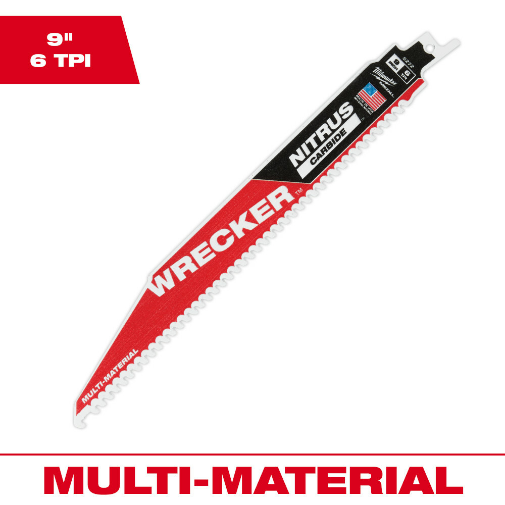 9" The WRECKER with NITRUS CARBIDE 1PK