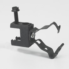 Eaton B-Line series conduit support fasteners, Beams, 1" Height, 1" Length, 1" Width, 0.09lbs, Conduit size: 1" EMT/Rigid, Conduit to beam fasteners, .5" Max mount size, 25 lbs load capacity