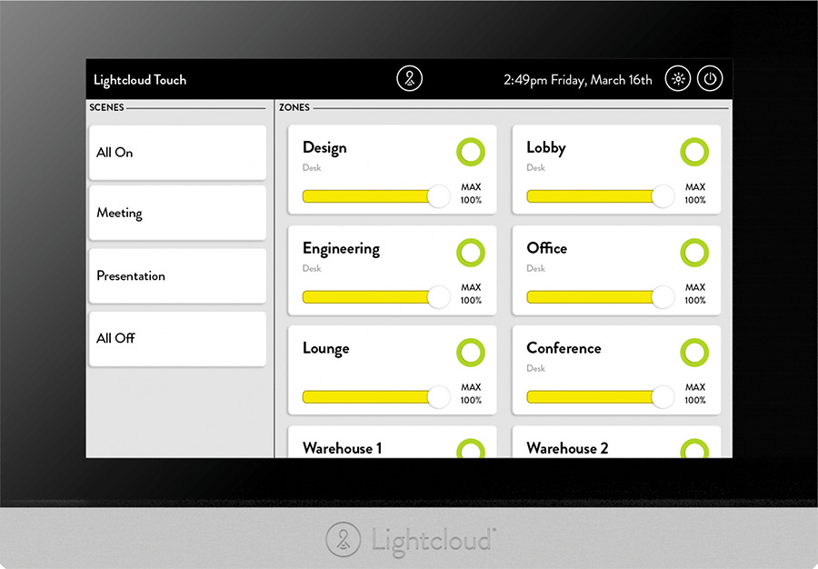 Lightcloud Lc Touch Wall Tablet Mounting Included