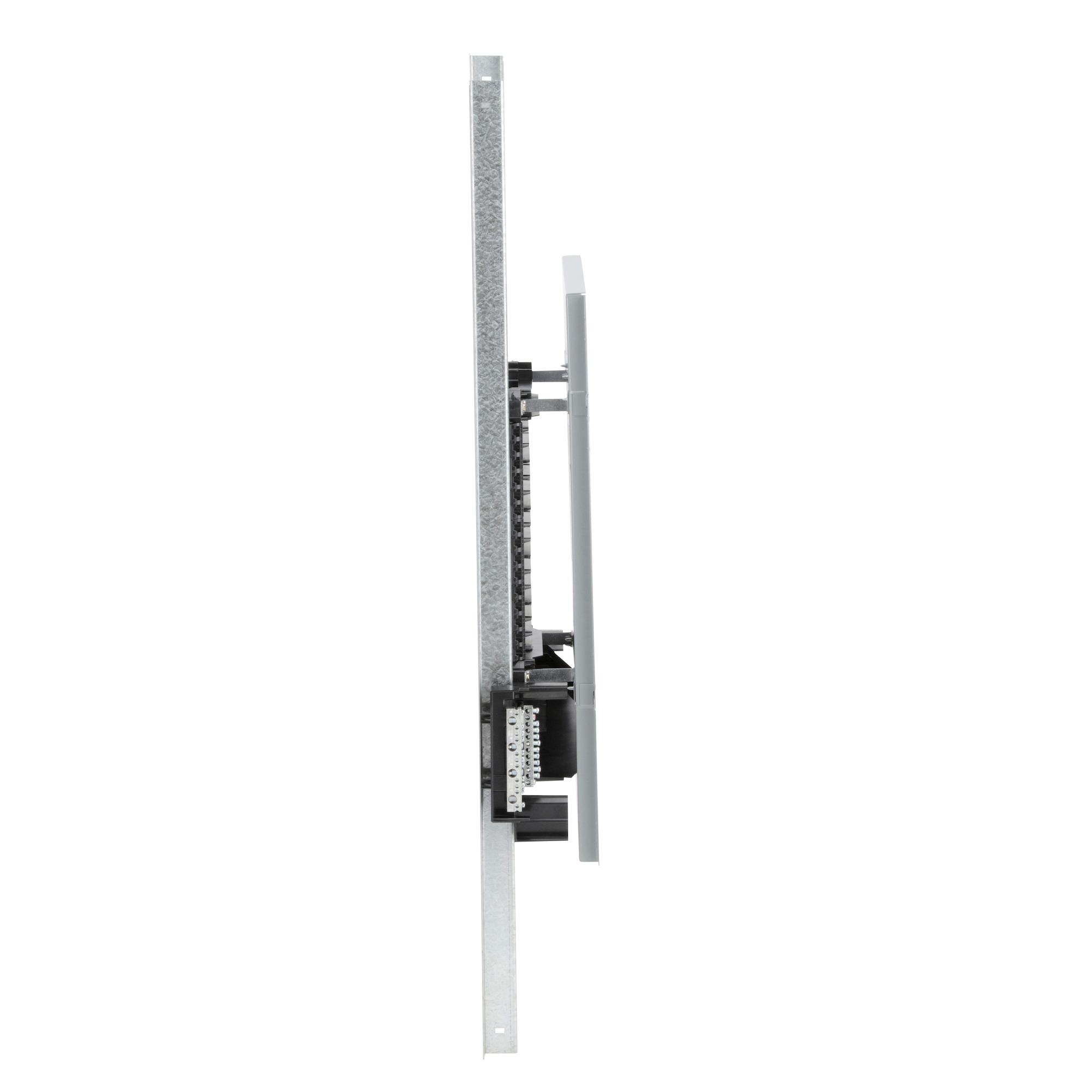 Panelboard interior, NQ, main lugs, 400A, Cu bus, 30 pole spaces