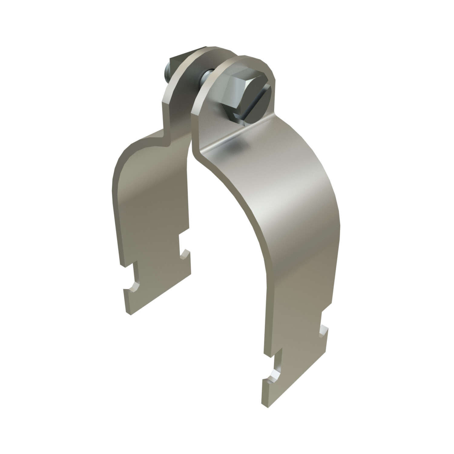 UNISTRUT PIPE CLAMP, 6", 1-1/4"x 8-1/4"x 6.88", SS