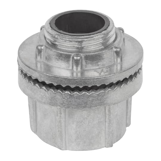 Conduit Hub, 3-1/2 Inch, Zinc Body, Flame Retardant Insulated Throat, Nitrile Rubber Sealing Ring, For Rigid/IMC Applications, UL E23018, Conforms to UL514B