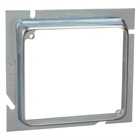 Square Box Extension Ring/Adapter, 9.1 Cubic Inches, 5 Inch Square x 5/8 Inch Raised, Pre-Galvanized Steel