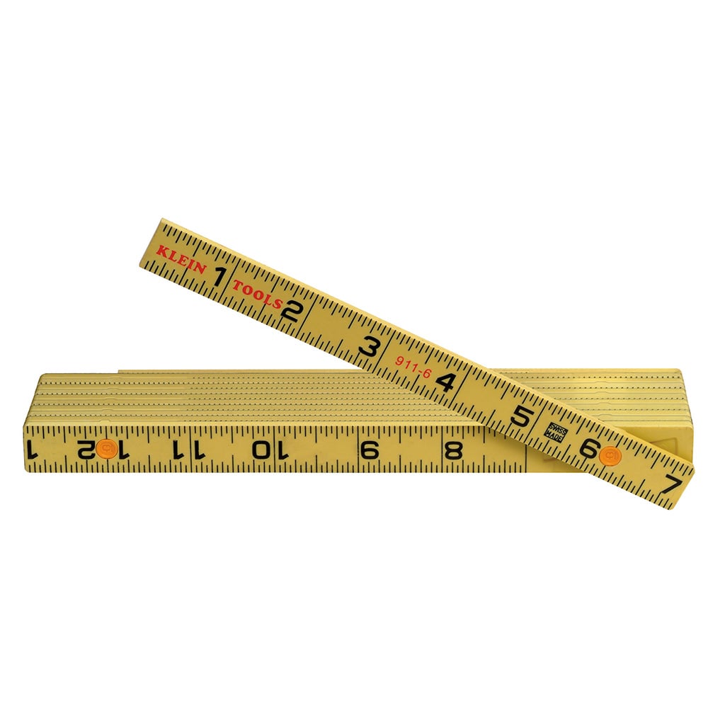Fiberglass Folding Rule, Outside Reading