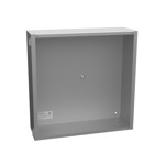 18x6x18 Hinge Cover Type 1 UL Listed Steel No Knockouts No Paint Formed Hinges Mounting Holes in Back Flush Pull Ring