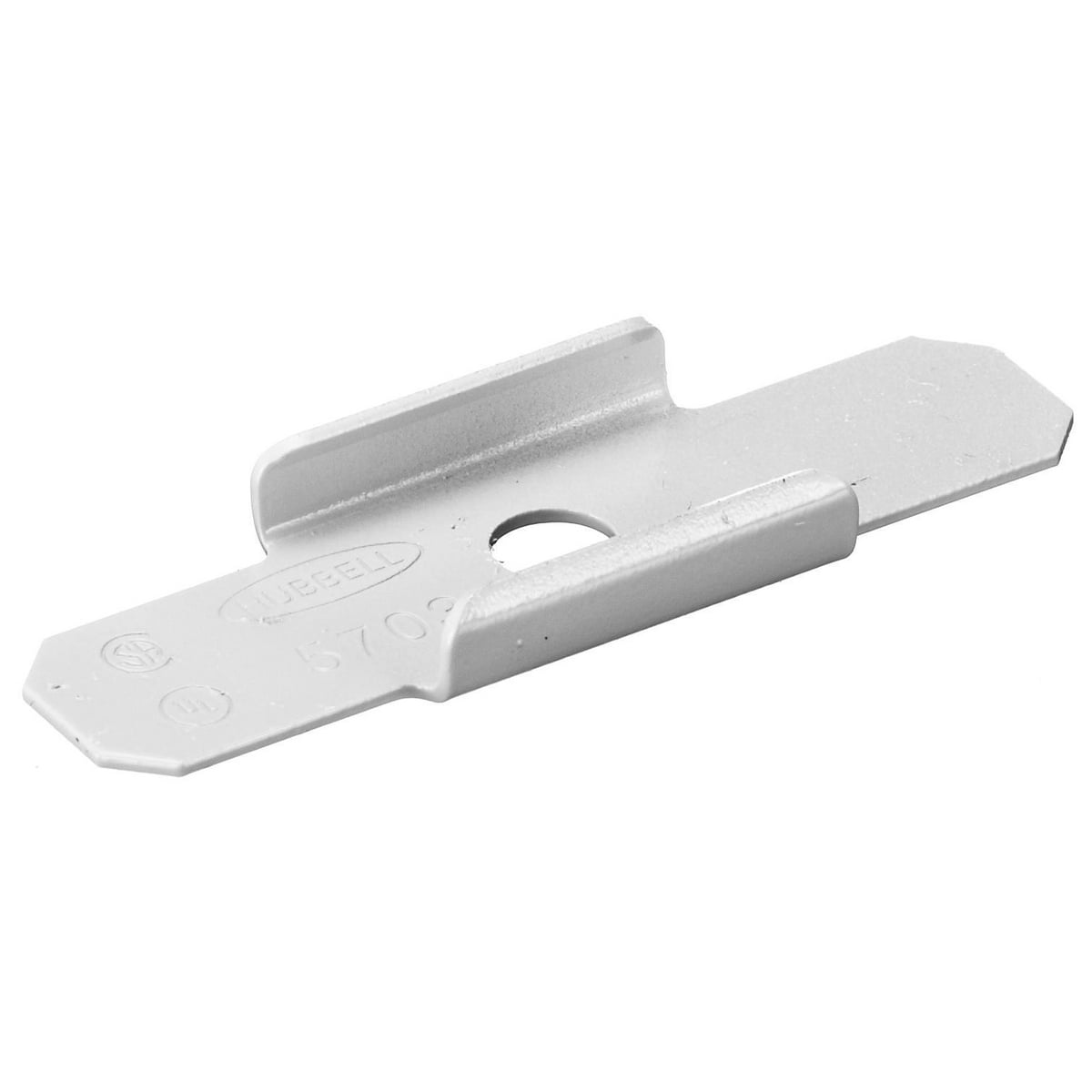 Metal Raceway, Mounting Clip, HBL500/HBL750 Series, White