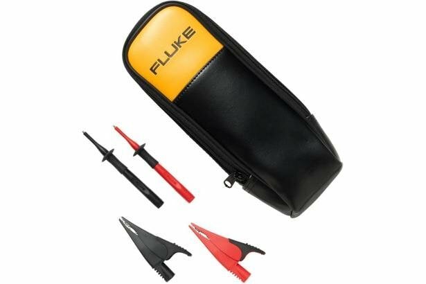 Special value starter kit for the electrical professional who already owns a Fluke T5 Electrical Tester or is thinking of buying one. Includes sharp test probes, alligator clips for hands free connections and a soft carry case to protect your tester when not in use and store your accessories.