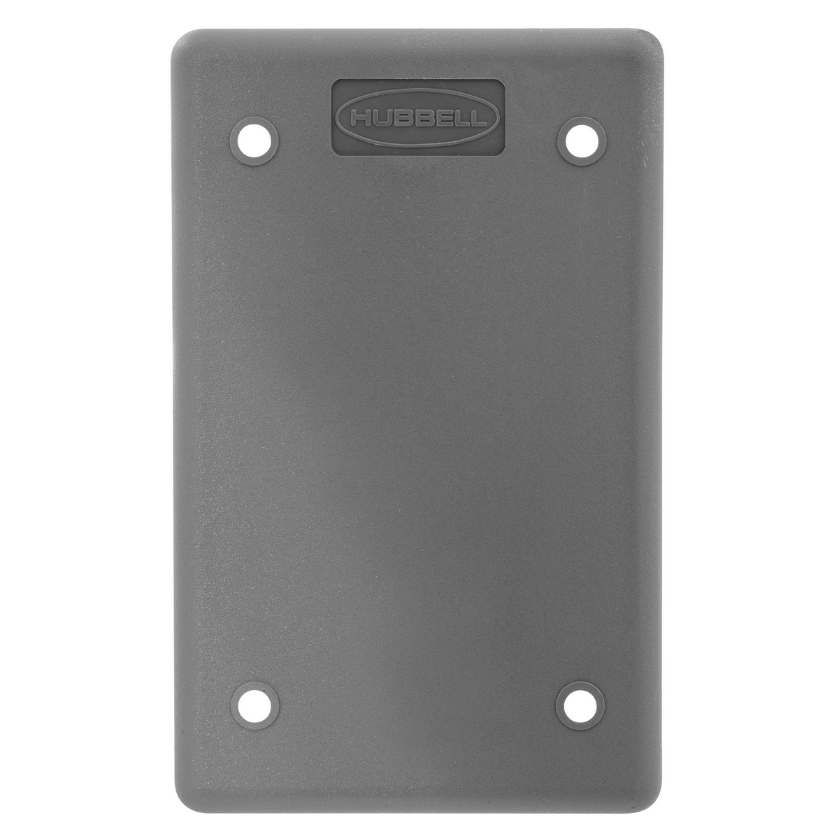 Wallplates and Boxes, Box Covers, 1-Gang, Blank Plate, For Portable Outlet Box, Gray