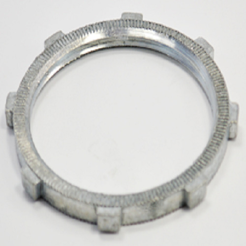 Locknut, Conduit, Zinc Die Cast, Fitting Locknut, Size 2 1/2 Inch