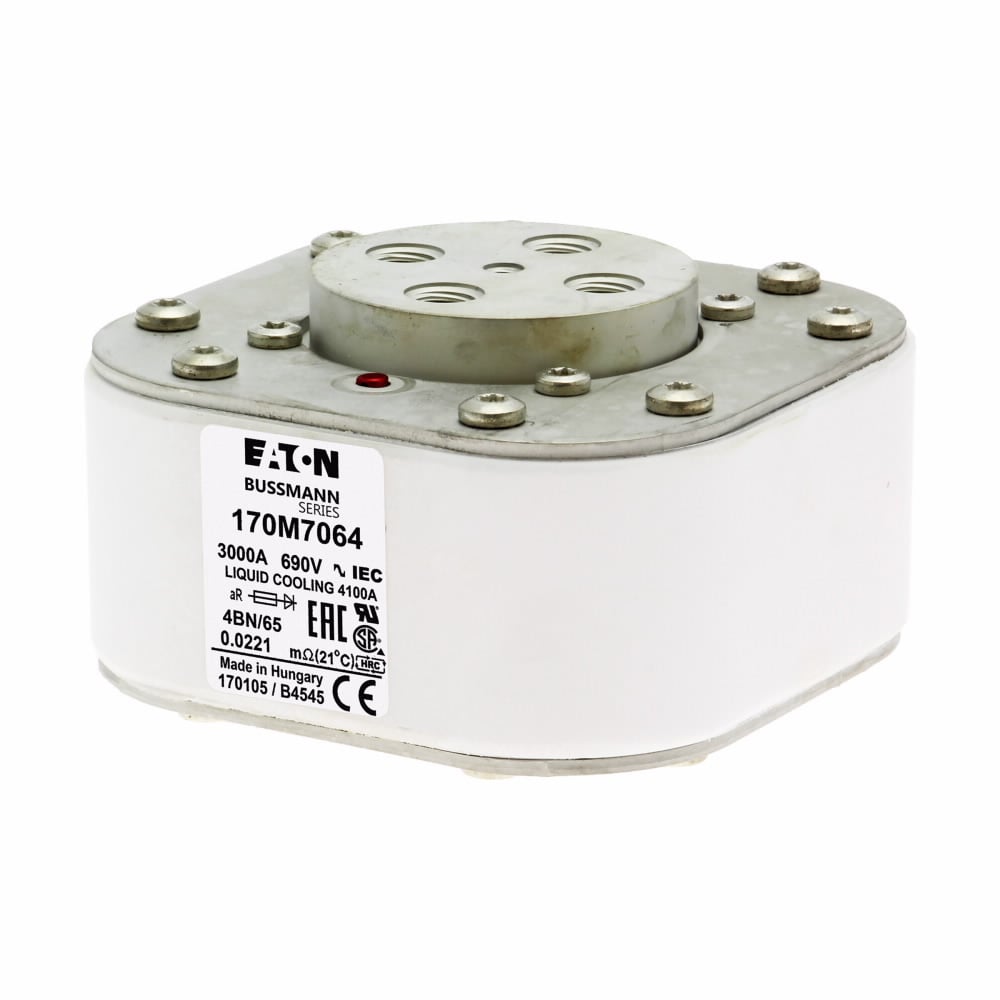 Fuse-link, high speed, 3000 A, AC 690 V, 200 kA, size 4, 67 x 105 x 105 mm, aR, IEC, single indicator