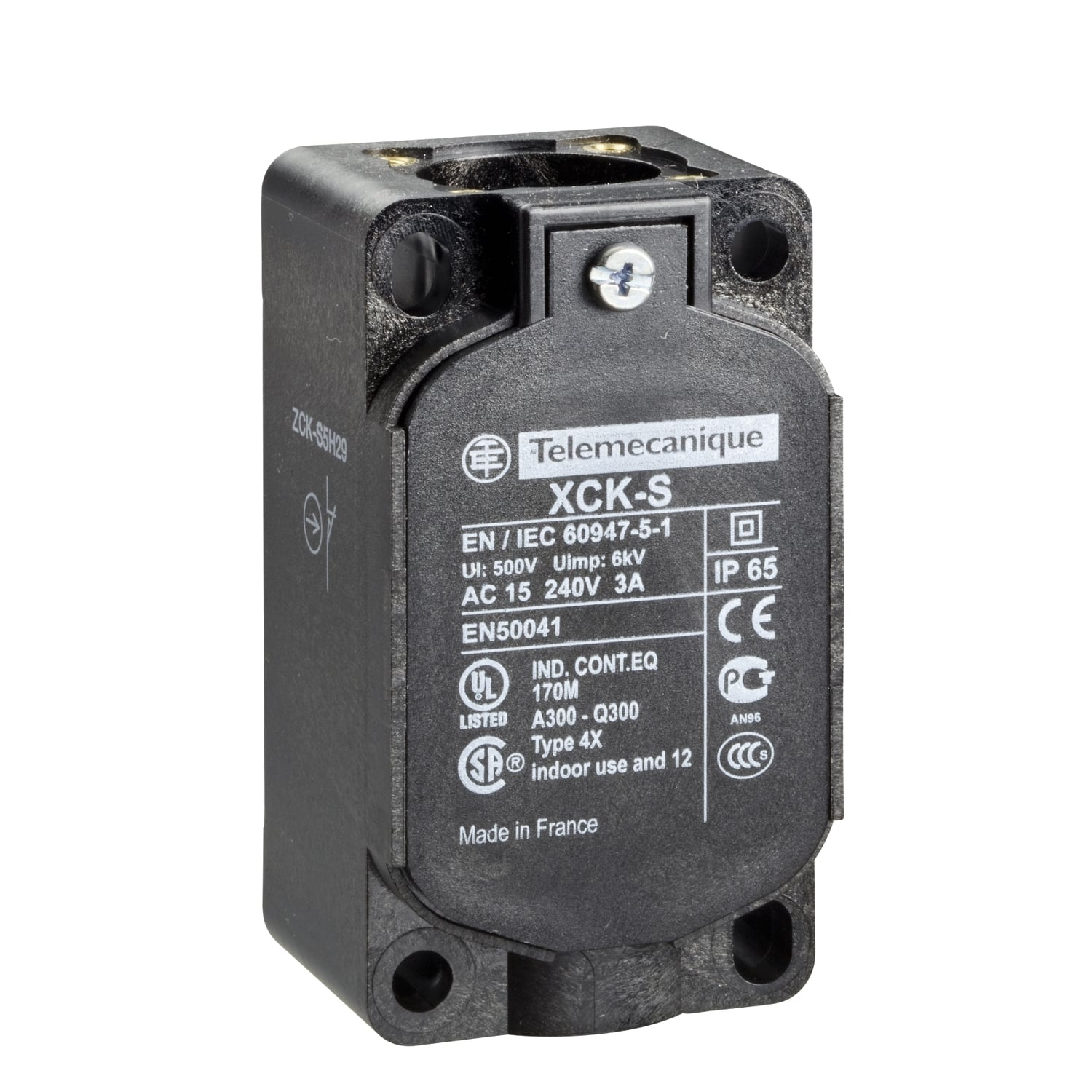 Limit switch body, Limit switches XC Standard, ZCKS, 2C/O, snap action, Pg13.5