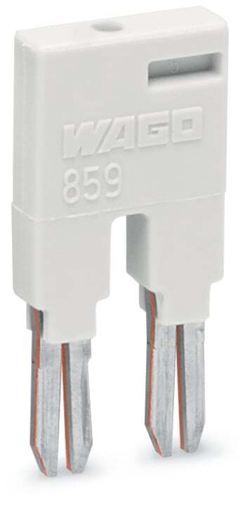 Jumper; for jumper slot; 2-way; insulated; blue