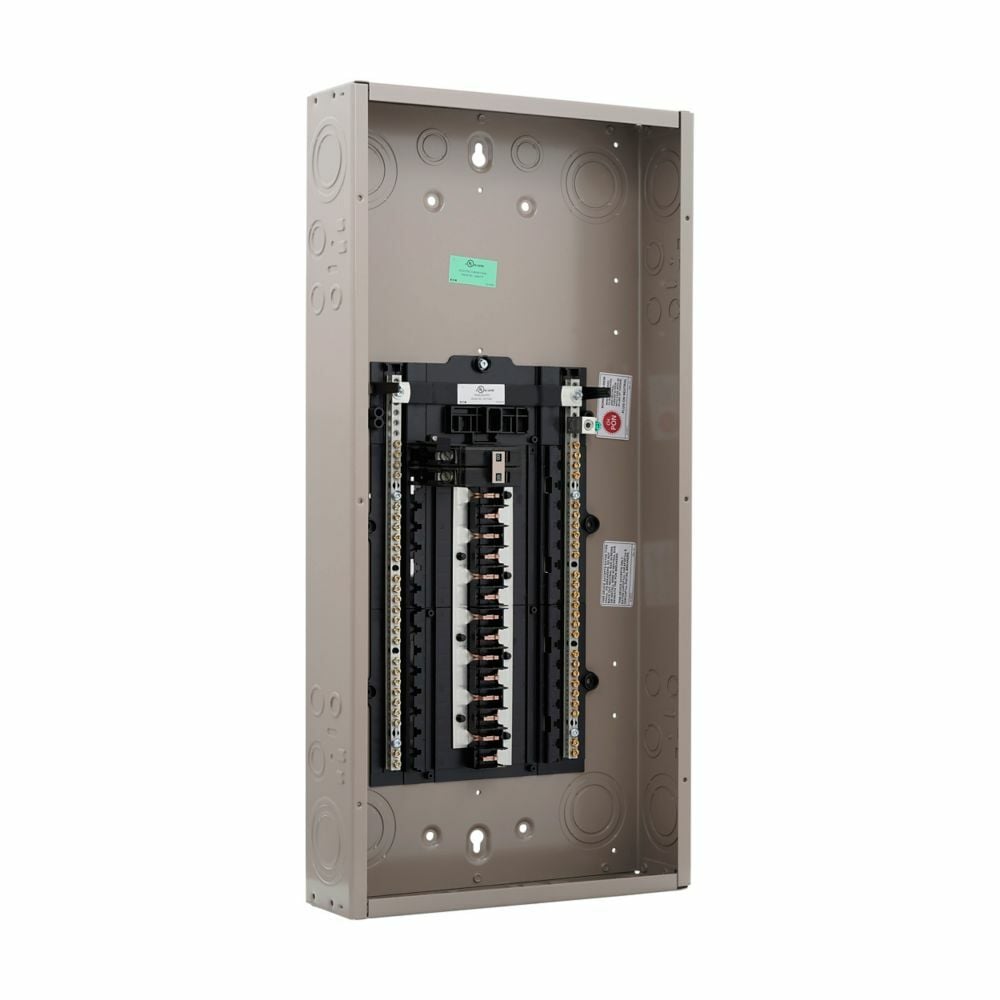 Eaton CH main breaker loadcenters, PON, Main breaker, 100 A, X5, Copper, X5, NEMA 1, Metallic, 10 kAIC, CH, 60, 30, Three-wire, Single-phase, #6-1/0 AWG, 120/240 V