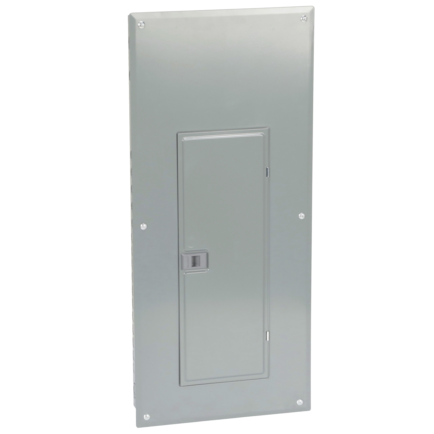 Load center, Homeline, 1 phase, 30 spaces, 40 circuits, 200A convertible main breaker, NEMA1, gnd bar, combo cover