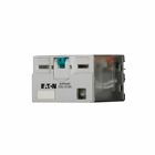 Eaton D7 series General purpose plug-in relay, Full featured cover, 12V DC coil, 2220 Ohms resistance, Plug-in terminal, 4PDT contact configuration, 15A contact rating