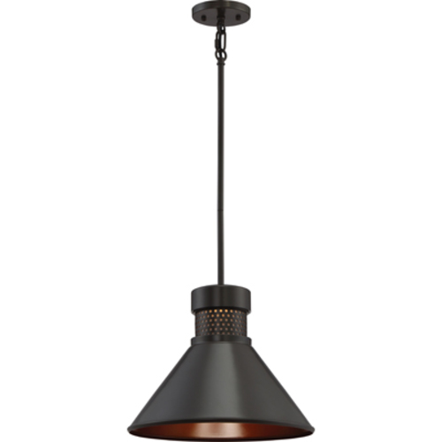DORAL 1 LT LARGE LED PENDANT FIXTURE DB/CA