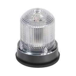 125 Class Xtra-Brite LED Chameleon, Indicates Status By Color And Flash Rate, Red, Blue, Amber, Black Base, 120VAC