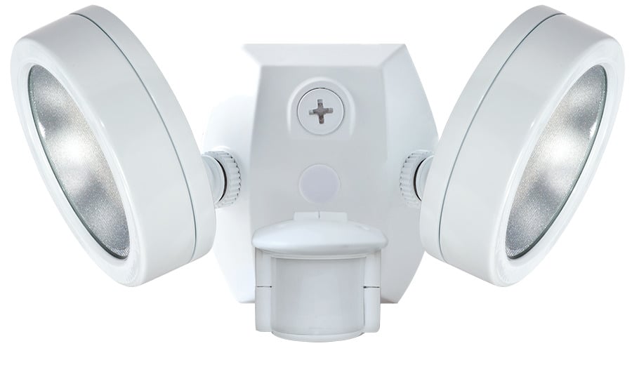 Floodlights 2090 Lumens Leslie Sms Bullet Flood 2X13W Led 120V 3000K 80 CRI White