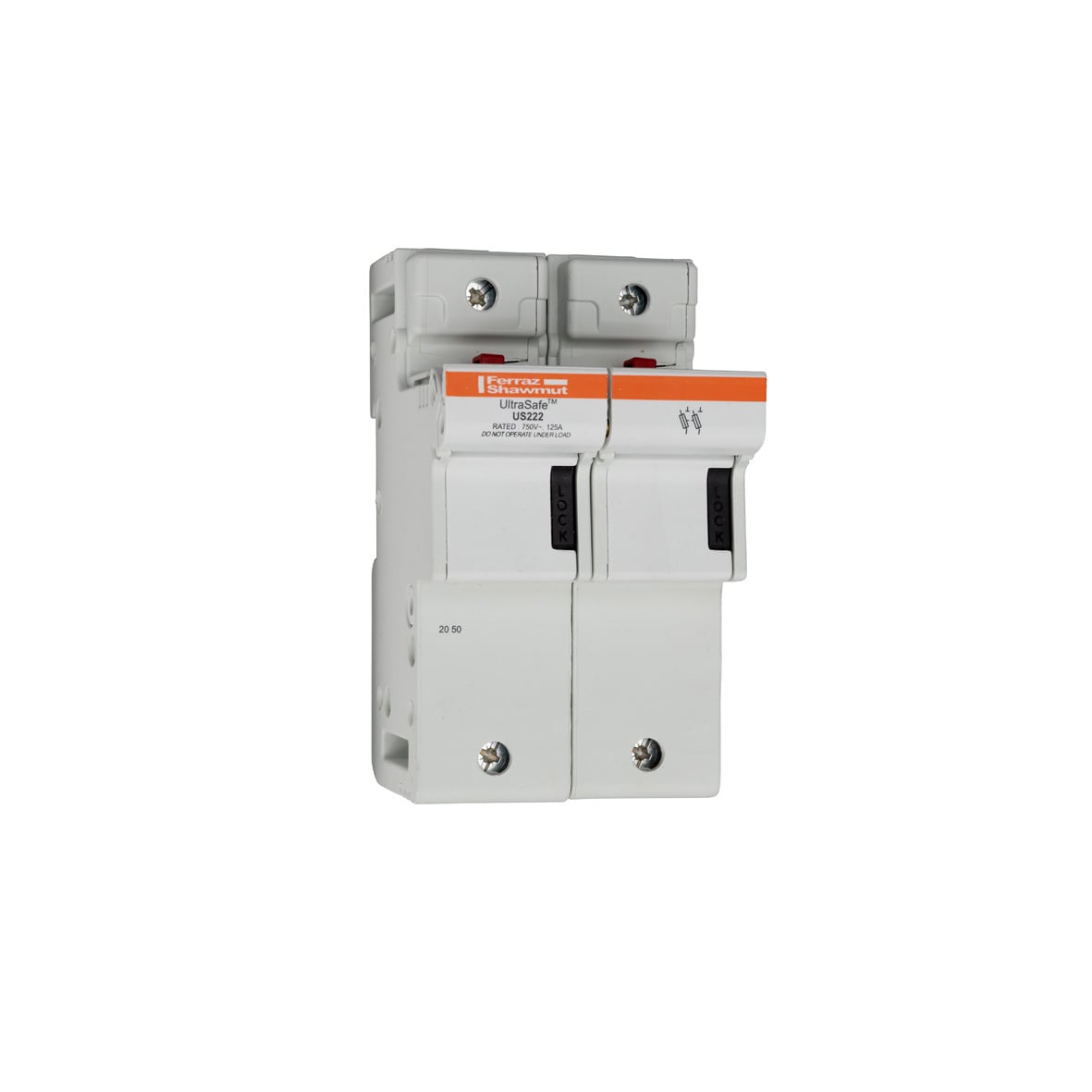 Fuse Holder 800VAC 1000VDC UL 22x58 2-Pole IP20 IP20