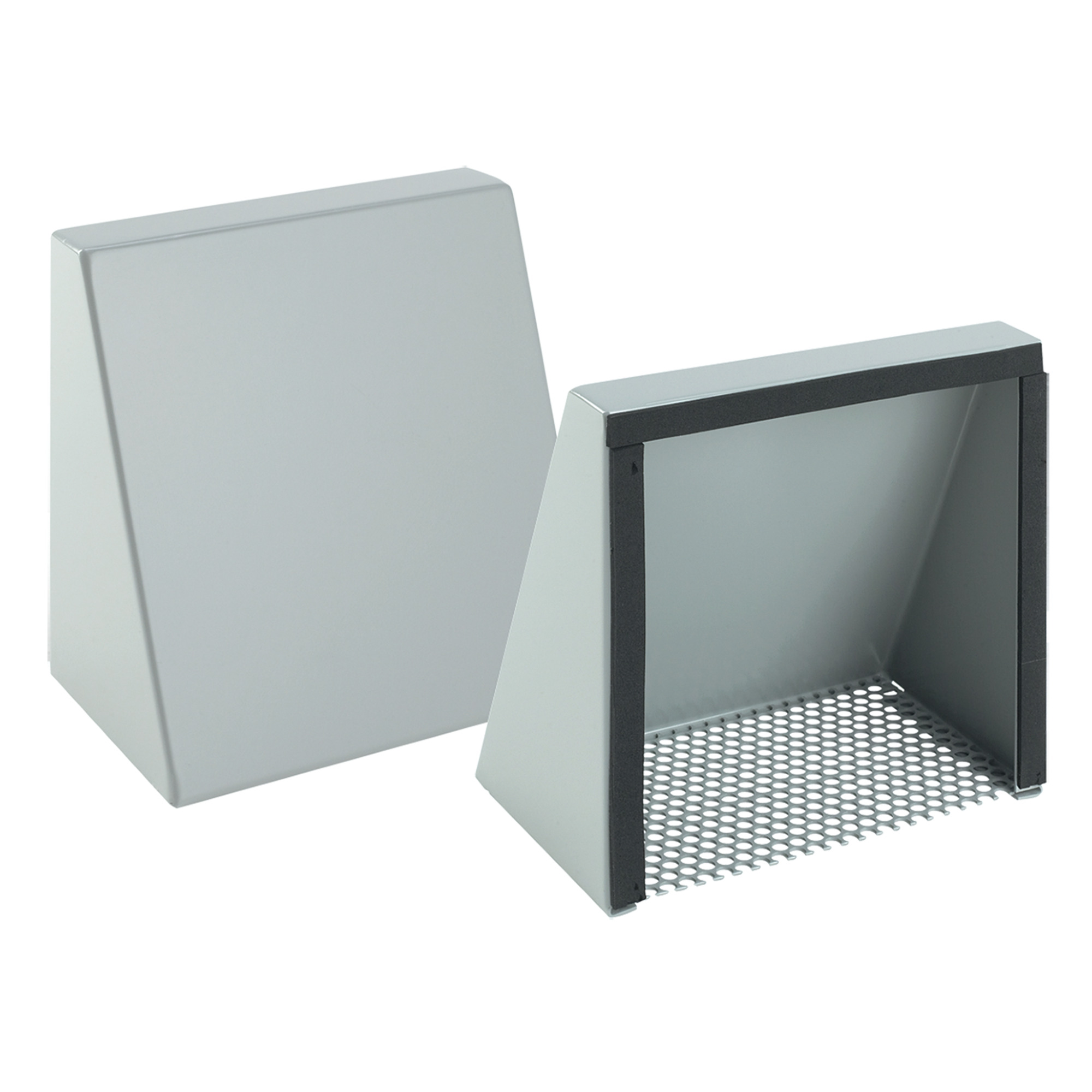 Fan Shroud Kits Type 3R, fits 10-inch fan, Brushed, Stainless Steel 304