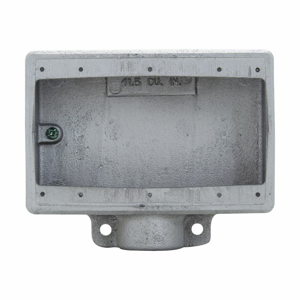 Eaton Crouse-Hinds series Condulet FD device box, Deep, Feraloy iron alloy, Three-gang, 3/4"