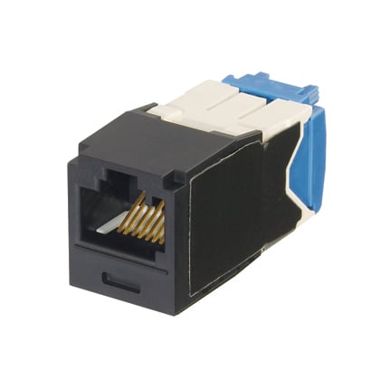 Mini-Com Keyed Module, Cat 6A, UTP, 8 po