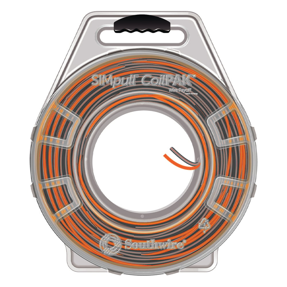 The SIMpull CoilPAK  Wire Payoff provides greater versatility and efficiency to branch circuit installations, eliminating the need for handling bulky spools and all of the setup and energy that go along with them. SIMpull CoilPAK  Wire Payoffs increase both safety and productivity by reducing the physical effort associated with material handling, pulling wire out of the package, and pulling wire through conduit. See Resources section for more information.