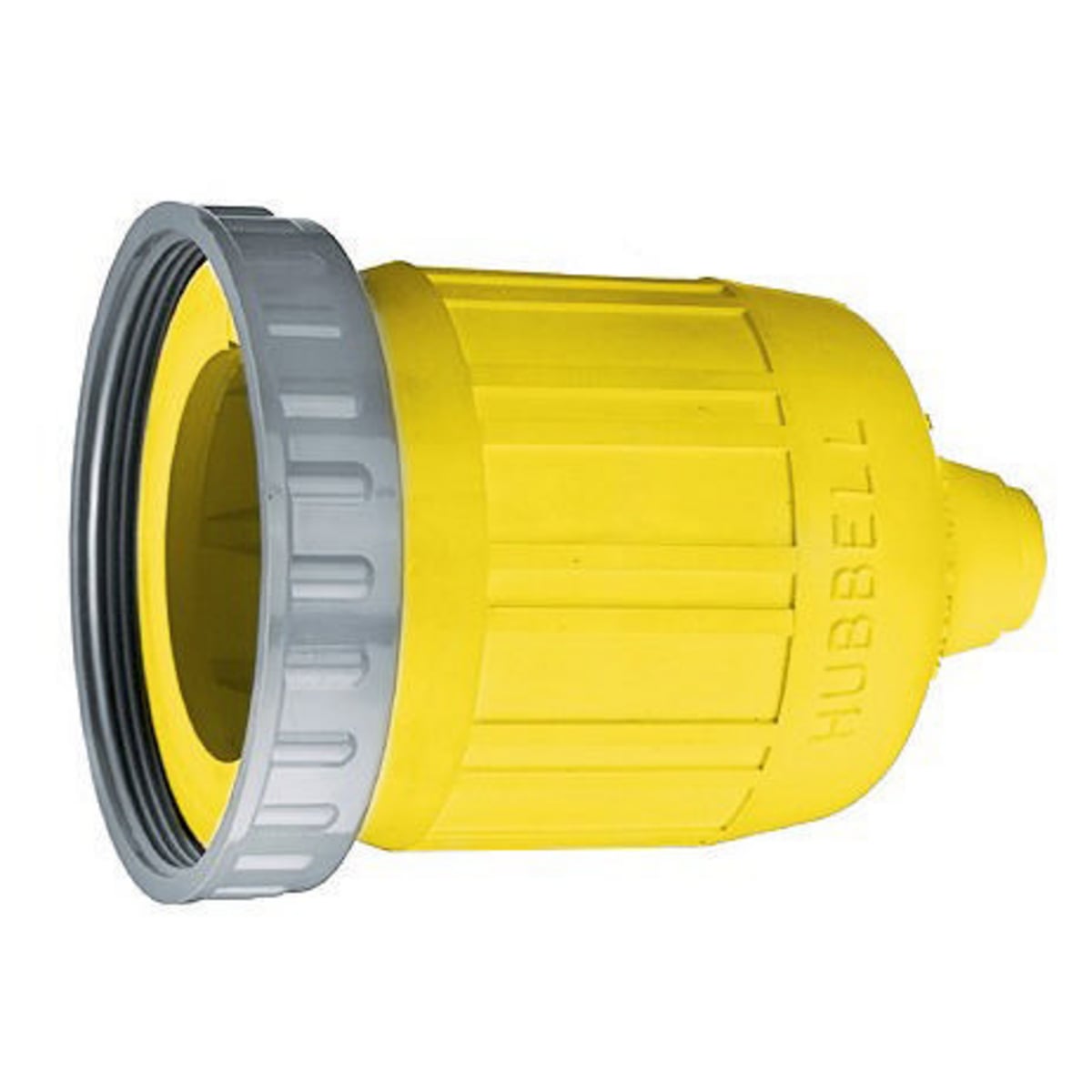 Locking Devices, Twist-Lock, Accessories, Weatherproof Device Boot With Threaded Ring, For 20A and 30A 3 Wire Plugs and Connectors, Yellow