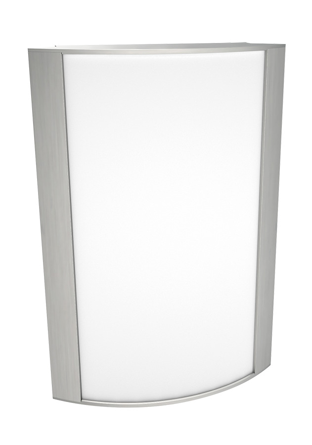 Halvs 25W, 4000k, Led, Dimmable, 90CRI No Grill, Satin Nickle U/D