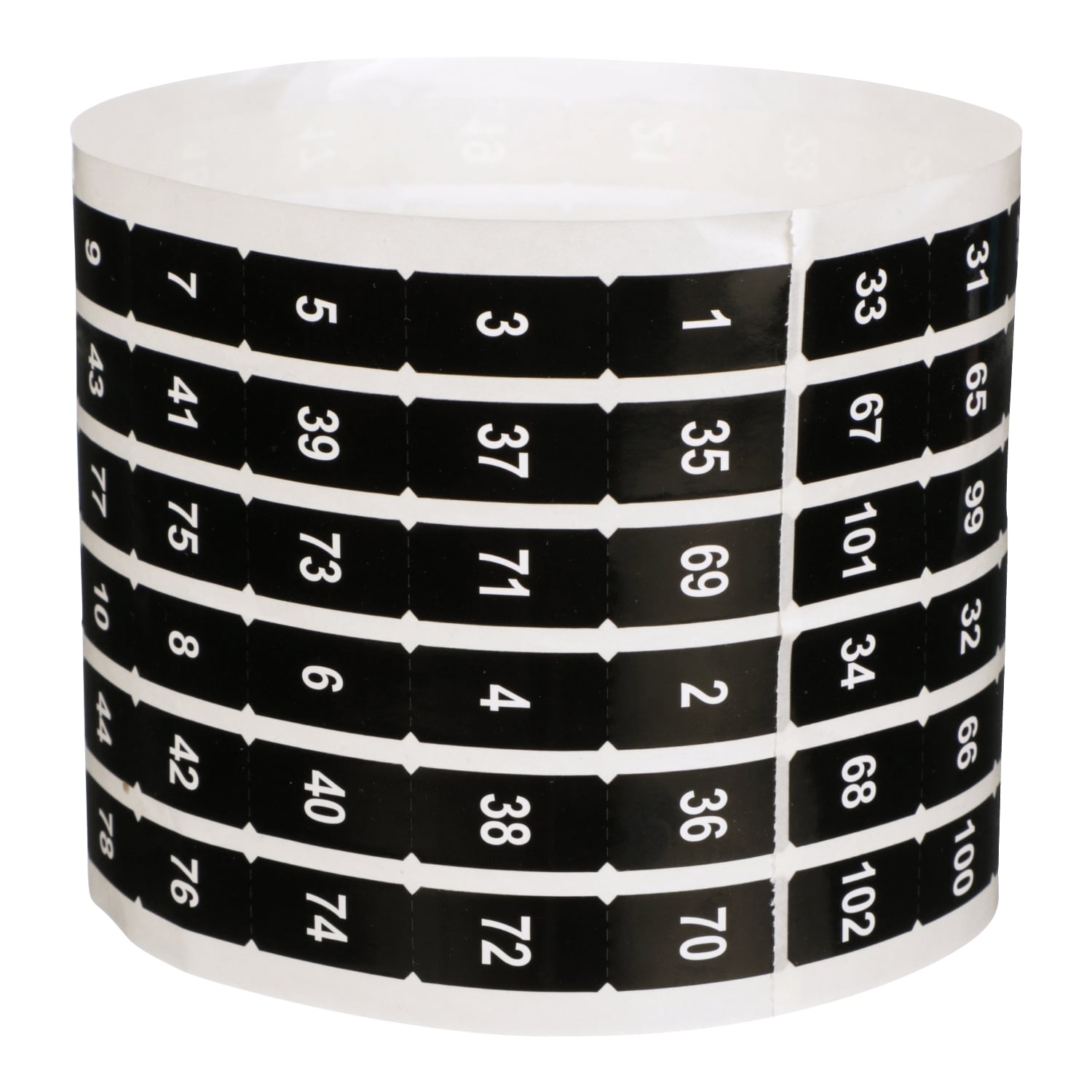 Panelboard accessory, NF, number strip, odd/even, 1 to 102