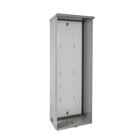 36x8x12 Screw Cover Type 3R Steel No Knockouts ANSI 61 Gray Padlocking Provision Special Punching Right Side