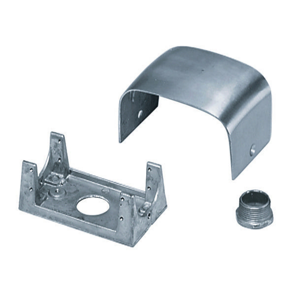 Floor and Wall Boxes, LO-CON Series, Pedestal Housing, 2-Gang, 3/4"Chase Nipple