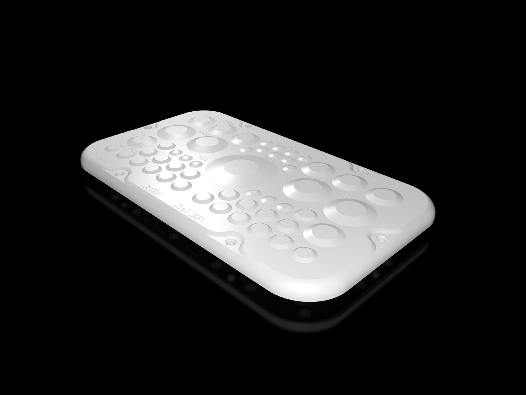 SZ Plastic gland plates, for AX, with membranes, WD: 256x149 mm, for gland plates size 1
