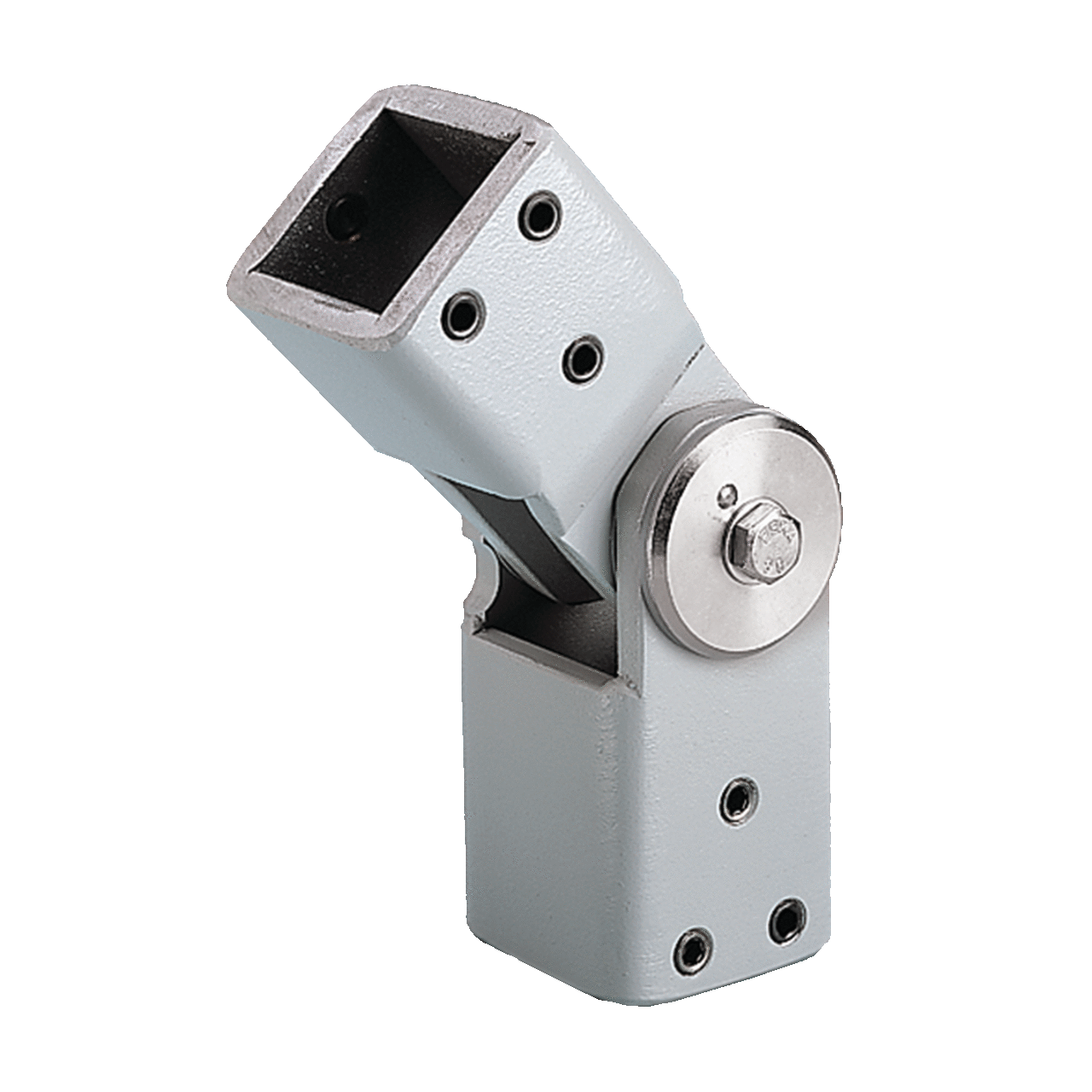 Compact Series 4 Intermediate Joint, fits 80x80mm, Lt Gray, Steel