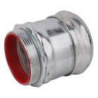 Compression Connector, Insulated and Concrete Tight, Conduit Size 3 Inches, Material Zinc Plated Steel, For use with EMT Conduit