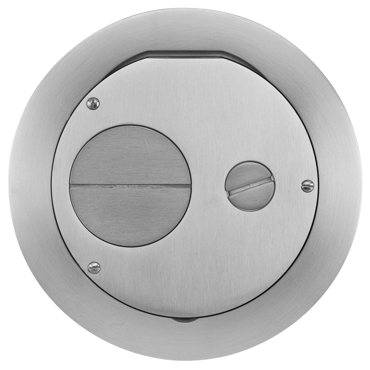 SystemOne, Furniture Feed 6" Series, Furniture Feed Cover, Brushed Aluminum