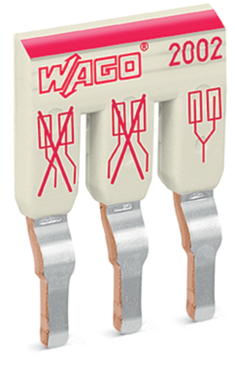 Staggered jumper; 3-way; insulated; light gray