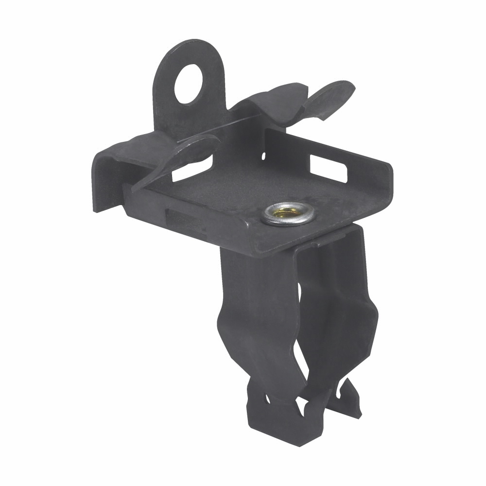 Eaton B-Line series conduit support fasteners, Beams, Flange, 1" Height, 1" Length, 1" Width, 0.082lbs, 0.5" EMT, Push-type conduit to beam fasteners, .13" Min mount size, .25" Max mount size