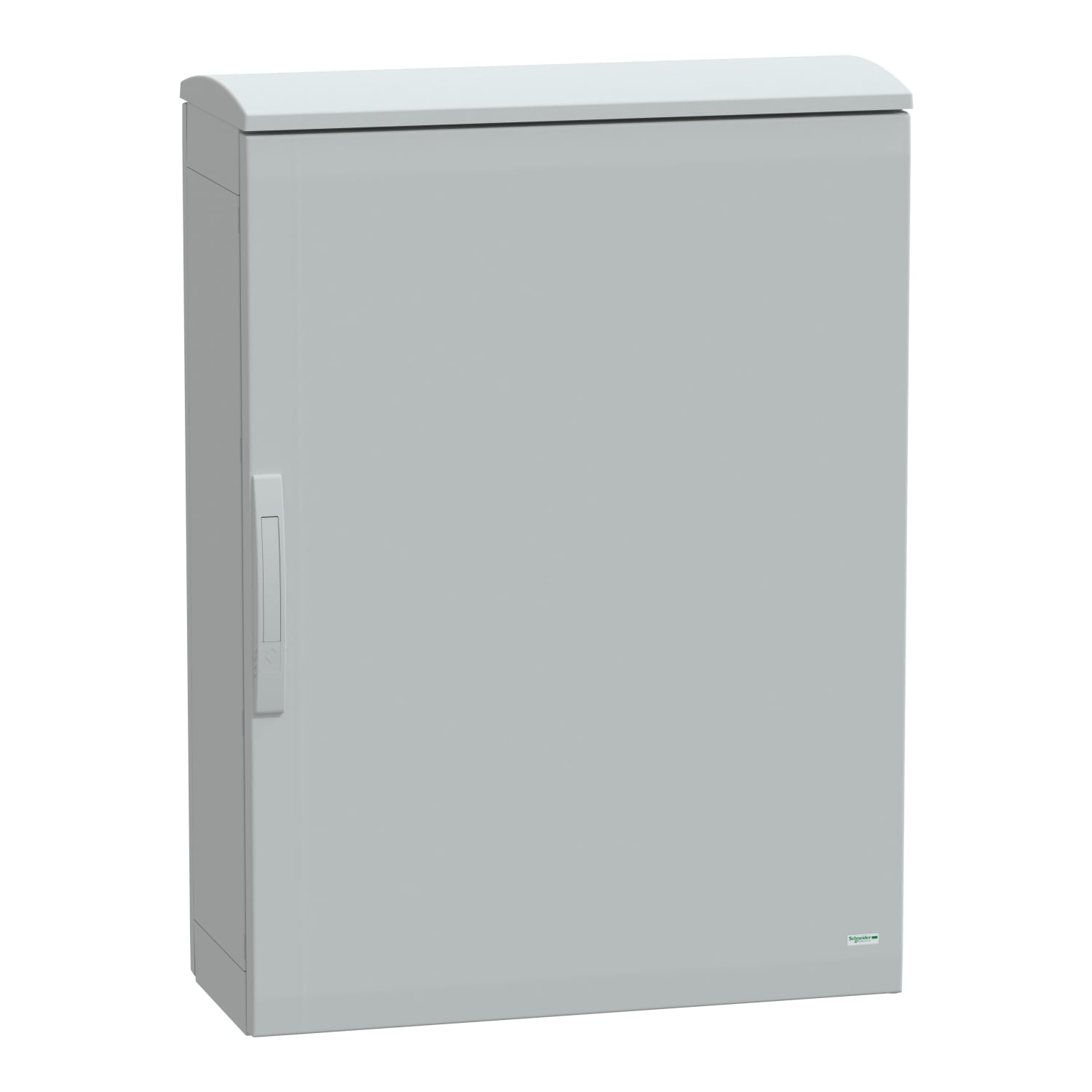 Floor standing polyester enclosure, PanelSeT PLA, plain door, ventilated canopy, 1000x750x320mm, IP44, IK10