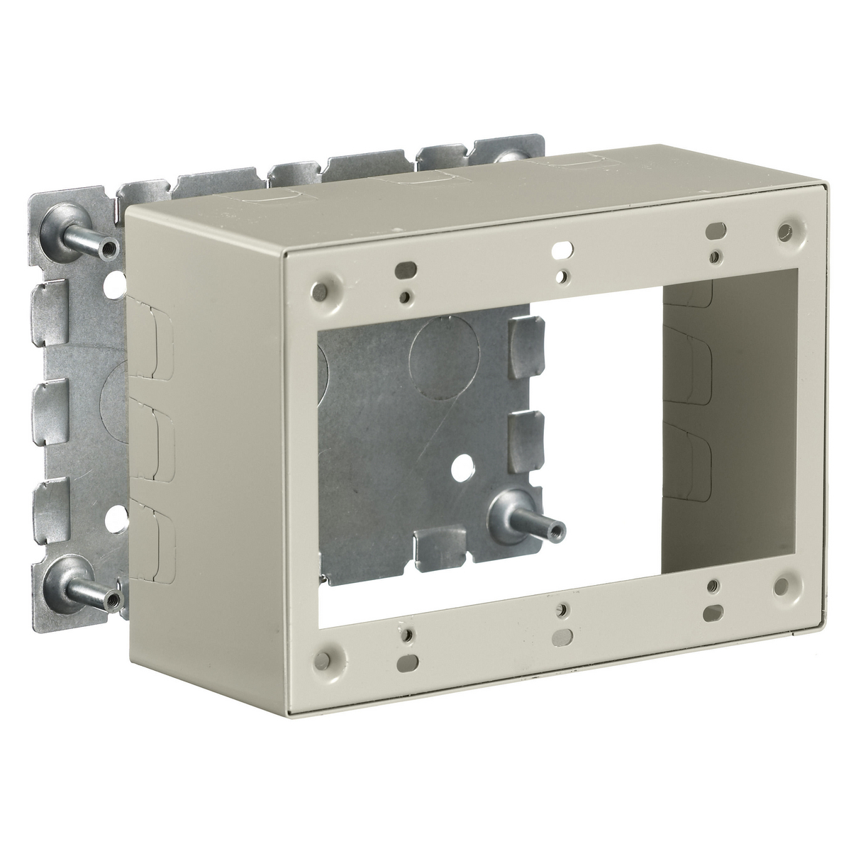 Metal Raceway Box, 3-Gang, Extra Deep, HBL500/700/750 Series