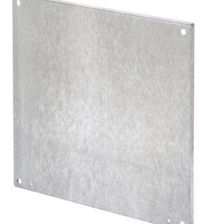 AW3630P Flange Enclosure Panel, 26.97 in W x 32.87 in H, Steel, White
