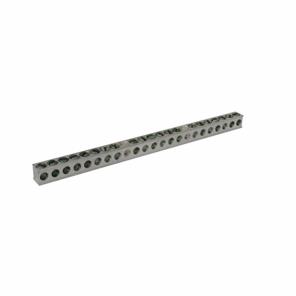 Eaton CH Ground Bar Kit,Ground bar kit, 21 terminals, two central mounting holes,,Ground bar kit,400 A,CH,Single- and Three-phase,0.75 in,1- and 3-phase 400AA CH loadcenters
