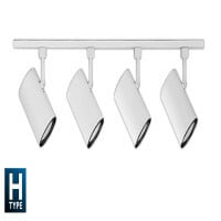 4 Ft. White 4-Light Linear Track Lighting Kit Complete
